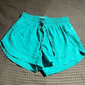 MPG size small teal athletic shorts
